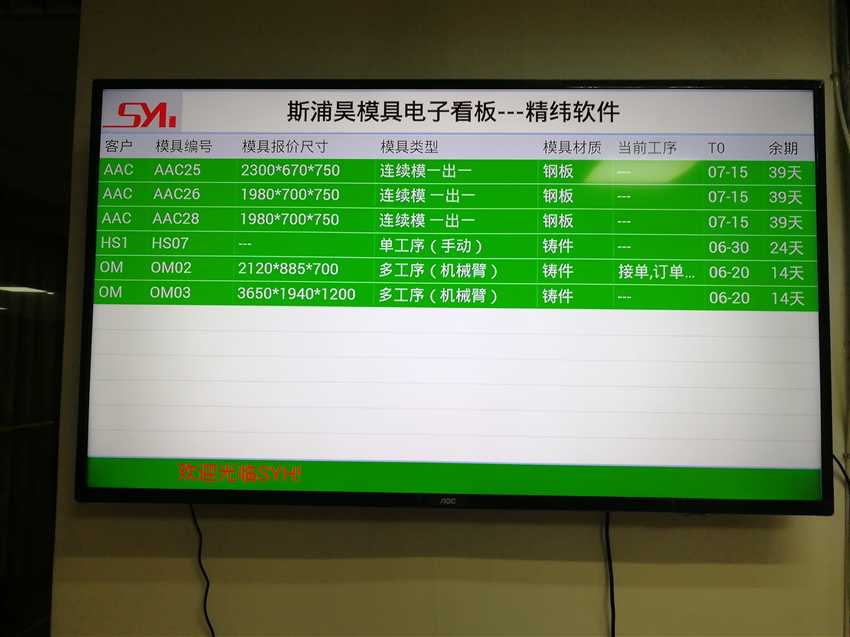 东莞市斯浦昊模具有限公司成功应用模企宝模具erp